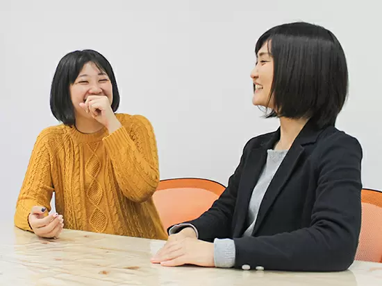 20~40代まで幅広く活躍している当社では、職責に関係なく和気あいあいとした雰囲気です♪