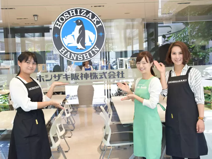 本社オフィスです。1Fにはお客さまをお招きするテストキッチンも。キレイなオフィスですよ！