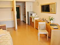 細やかな部分まで安全性と快適性に気を配った居室。毎日を心地よく過ごせるような空間になっています。
