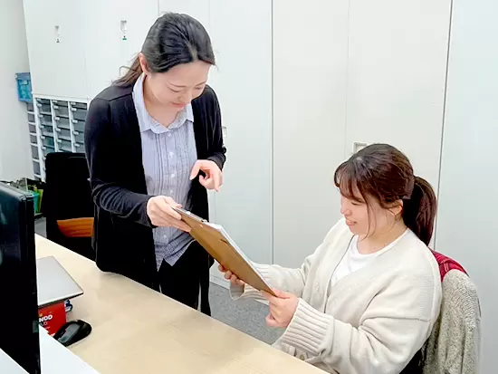 わからないことがあれば気軽に相談できる環境です♪