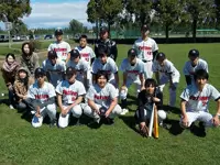 “業務外連絡”で盛り上がっていた野球部の活動。ほかにも多くのサークルが活動している。