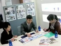 営業企画・商品企画・販促など活発に話し合いが行われる環境です。