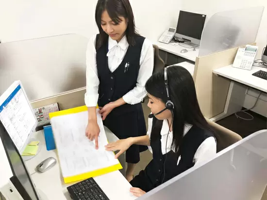 しっかりした教育体制で安心してスタート！先輩も丁寧にフォローしてくれます！