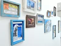カフェをコンセプトにしたモデルハウス。お客様に展示を楽しんでいただけるような工夫がいっぱいです