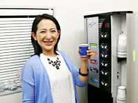 社内のドリンクは飲み放題♪嬉しい制度の1つです。
