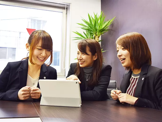 女性メンバー活躍中♪いつも笑い声や元気な声が溢れています★