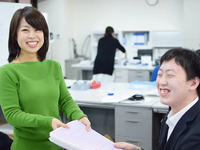 文化系から体育会系までが活躍するBISS。当社が求める女性らしさに区別はありません！