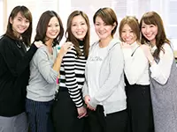 たくさんの女性スタッフが活躍中！未経験からスタートした先輩もいます。