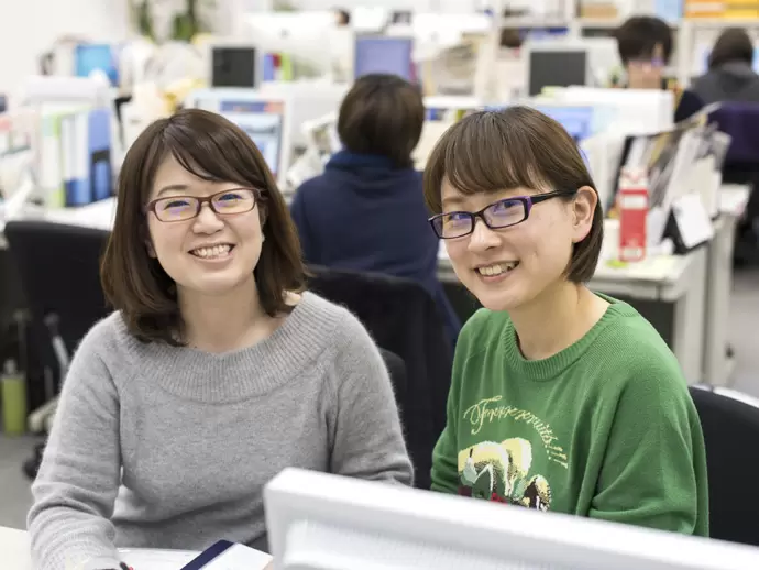 社員同士の仲も良く、働きやすさ抜群です♪