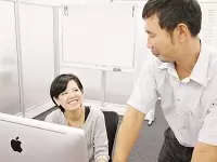 ITの知識がなくても大丈夫！先輩スタッフがきちんとフォローしていきます。