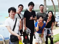 グアムへの社員旅行！日頃交流のない社員とも仲良くなれました。
