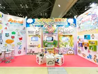 イベントに参加した際の、当社のブース。キャラクターを広く知ってもらうためには何でもできる環境です。