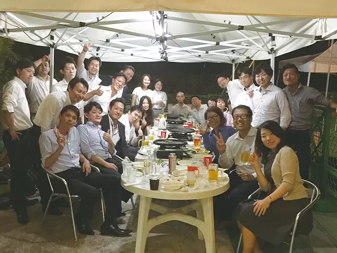 BBQ・社内飲み・ランチ会など社内イベントも豊富。他部署の社員とも自然に仲良くなれます