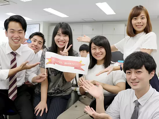 20～40代と幅広いメンバーが活躍中！仲のいい社風が自慢の1つです。