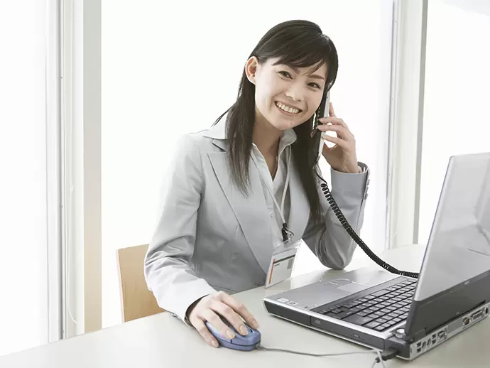 PCでのデータ集計や電話対応など♪