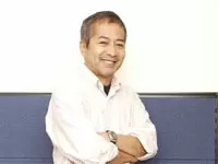 笑顔の素敵な井本社長。優しく、そして厳しい父親のような存在。