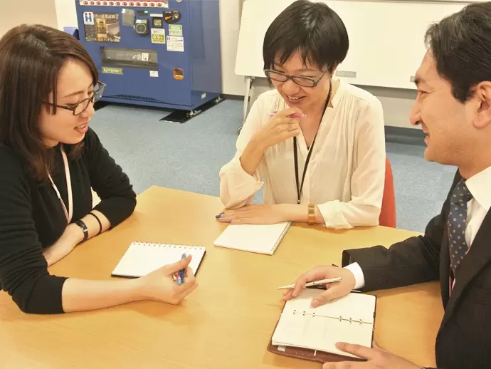 充実の研修や先輩の手厚いフォローでじっくり成長していける環境です。