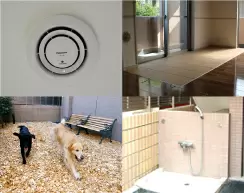 ワンちゃんと共に住まうリノベーション物件は、愛犬家に大好評。売れ行きは上々です。