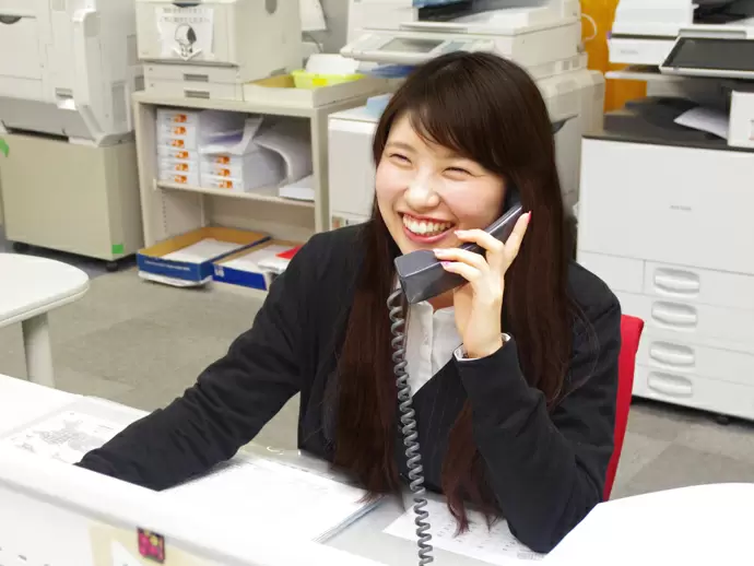 お客様とコミュニケーションをとる機会も多い仕事です。
