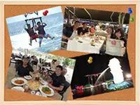 業績に応じて社員旅行は海外・国内と毎年行ってます♪