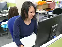 作業スペースは広々！じっくり制作に打ち込める環境です。