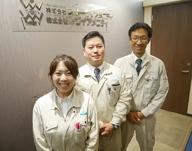 現場のチームワークの良さが自慢。部署を越えたコミュニケーションも活発です。