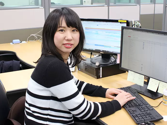 入社後は先輩が身近にいるから安心感もバツグン！丁寧にサポートします。