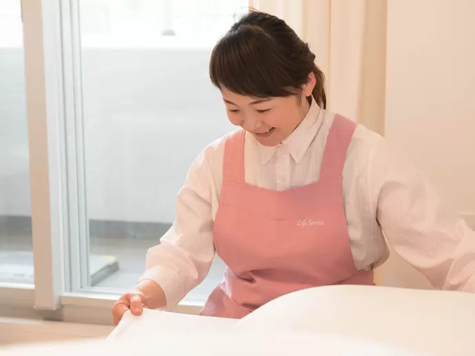 時間内で様々な家事代行サービスを組み合わせて提供しています。