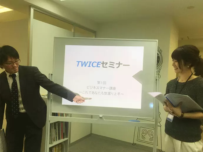 入社後の教育サポートも充実♪先輩社員が自ら勉強会を開催し、丁寧に指導します。