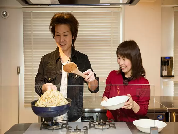 たまのランチは代表自ら作るチャーハン！絶品です！