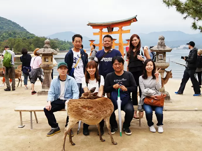 年に1度の社員旅行では広島・博多へ行きました！オンもオフも充実できる、それがＢＵＤＤＹです。