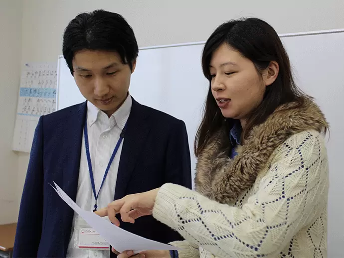 分からないことは先輩が丁寧に教えてくれる環境です♪