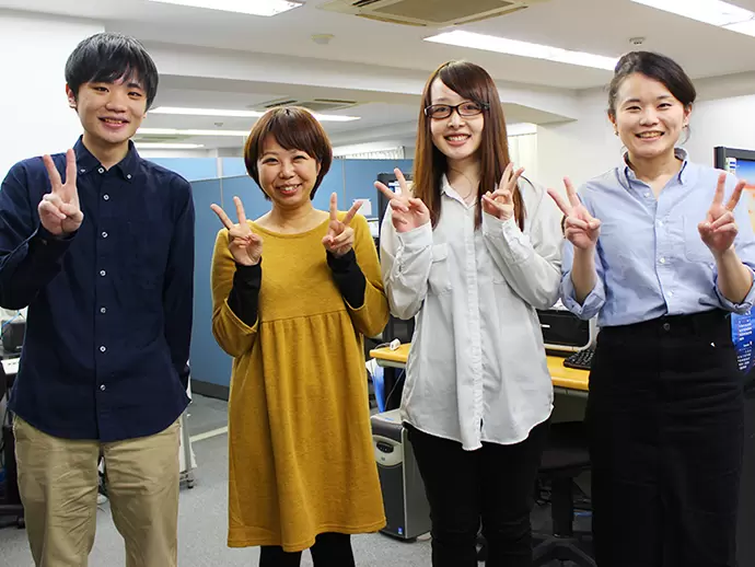 若手社員が多数活躍！働きやすさもしっかり整えてお待ちしています。