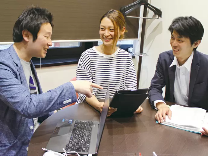 経営層との距離が近いので、自身の意見がダイレクトに反映されます。