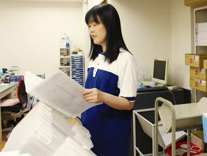 利用者様一人ひとりに、家族のようにあたたかく接する姿勢は、地域密着型サービスならでは。