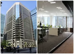 大手町から直結のオフィスは開放感があり、快適な環境で働くことが出来ます。