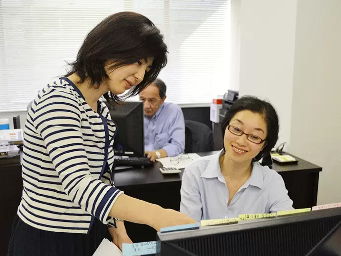 未経験の方も、ブランクをお持ちの方もご安心ください！先輩社員が丁寧に指導します。