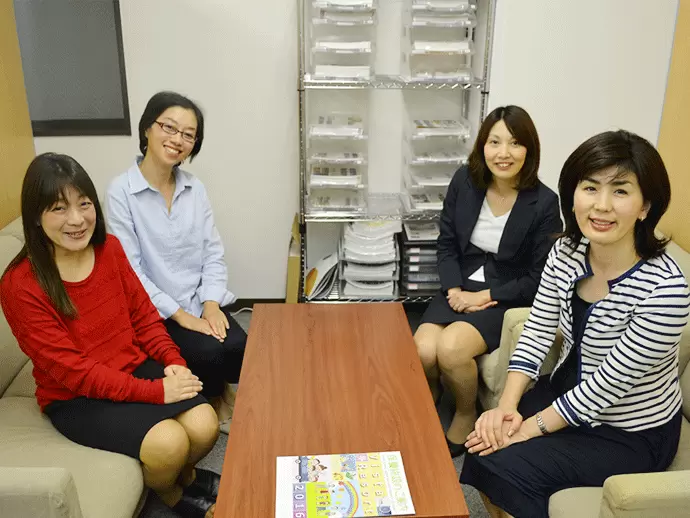 現在3名の女性スタッフが、家庭とお仕事を両立しながら活躍しています！
