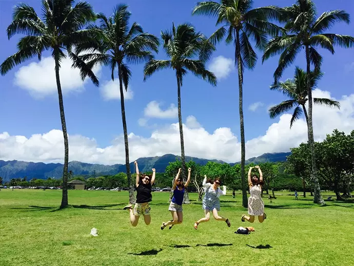 社員旅行は今年・去年はハワイに行きました！
