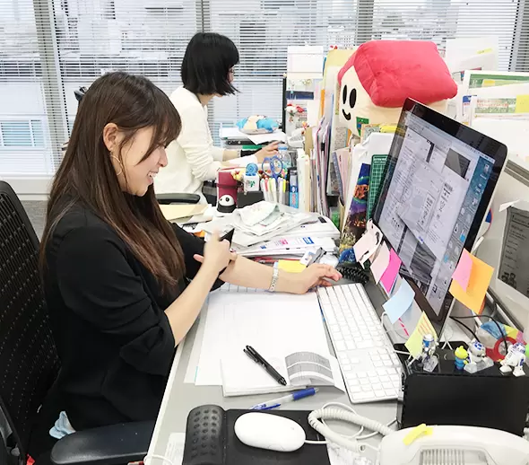 大手ならではの充実した福利厚生。安定した環境のもと、仕事もプライベートも充実していただけます。