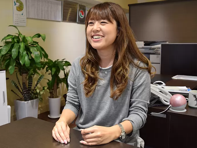 女性がイキイキ働けるのも当社の魅力。あなたのペースで頑張れる環境です。
