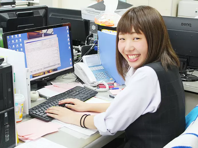 オフィスは明るい雰囲気なので、すぐ馴染めますよ♪