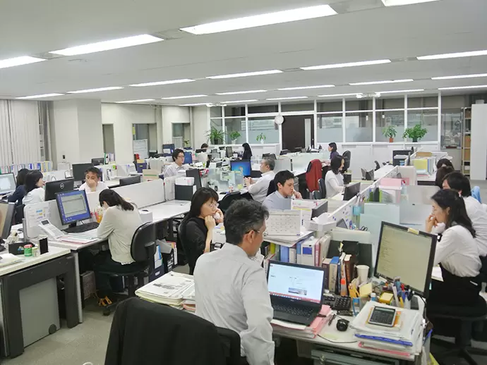 増床したばかりの広々としたオフィスが自慢です