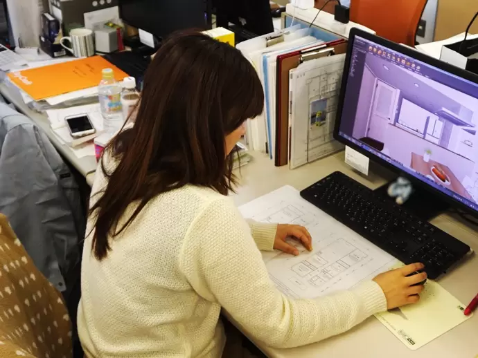 産休・育休や残業少なめなど、女性が働きやすい環境を整えています。