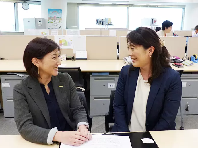 社員同士のコミュニケーションが活発なので、何でも相談しやすい環境です。