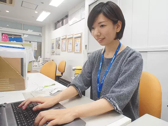 先輩がしっかりフォローするので、経験がなくても安心♪