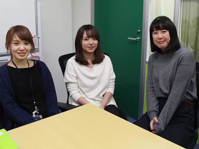 未経験から入社した先輩社員です♪