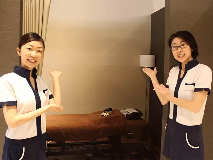 研修で身に付けたスキルで、お客様に“美”と“癒し”を提供します。