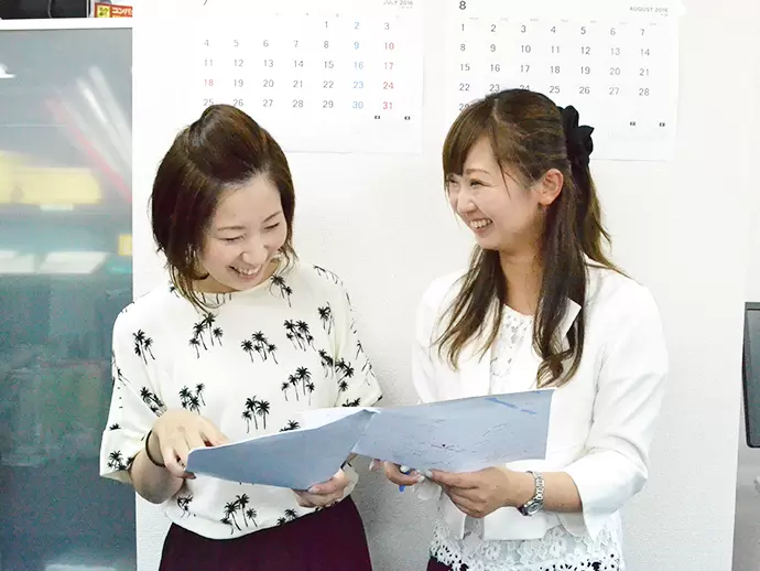 部署や役職に関わらずコミュニケーションの多い職場です。