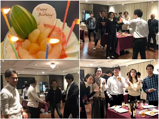 懇親会や誕生日会を開催！もちろん自由参加なので、無理のない範囲で楽しめます♪